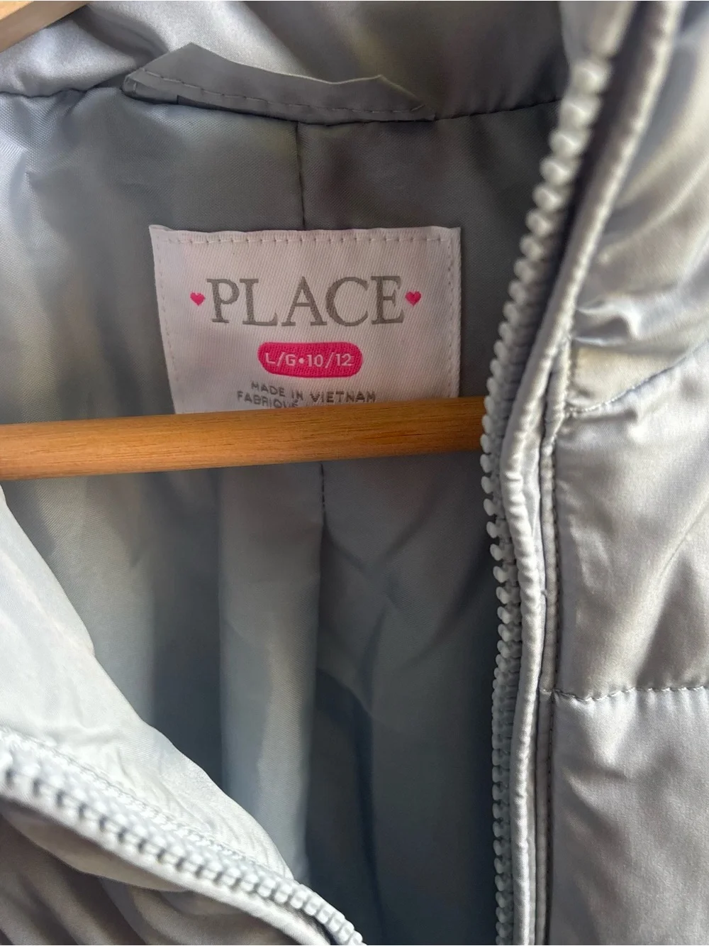 The Children's Place Kids Blue Water-Resistant Puffer Coat